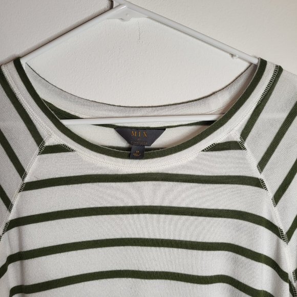 Women's MIX by 41 Hawthorne Striped Sweater, Sz. 1X, Tunic Length, - Picture 6 of 10